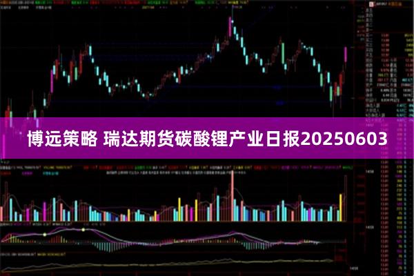 博远策略 瑞达期货碳酸锂产业日报20250603