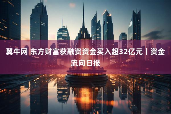 翼牛网 东方财富获融资资金买入超32亿元丨资金流向日报